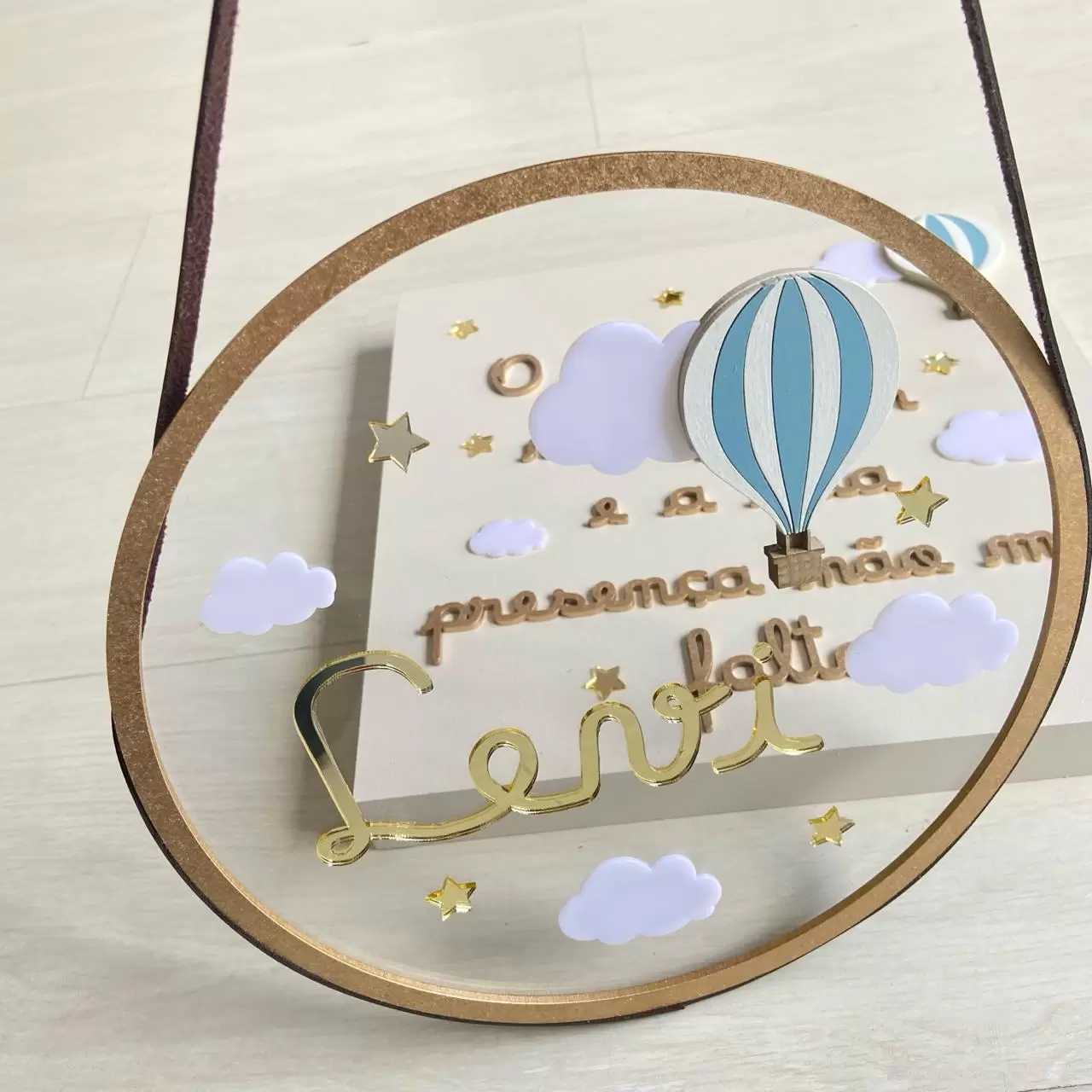 Enfeite de Porta em Acrílico balão - Image 2