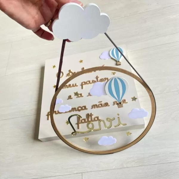 Enfeite de Porta em Acrílico balão - Image 3
