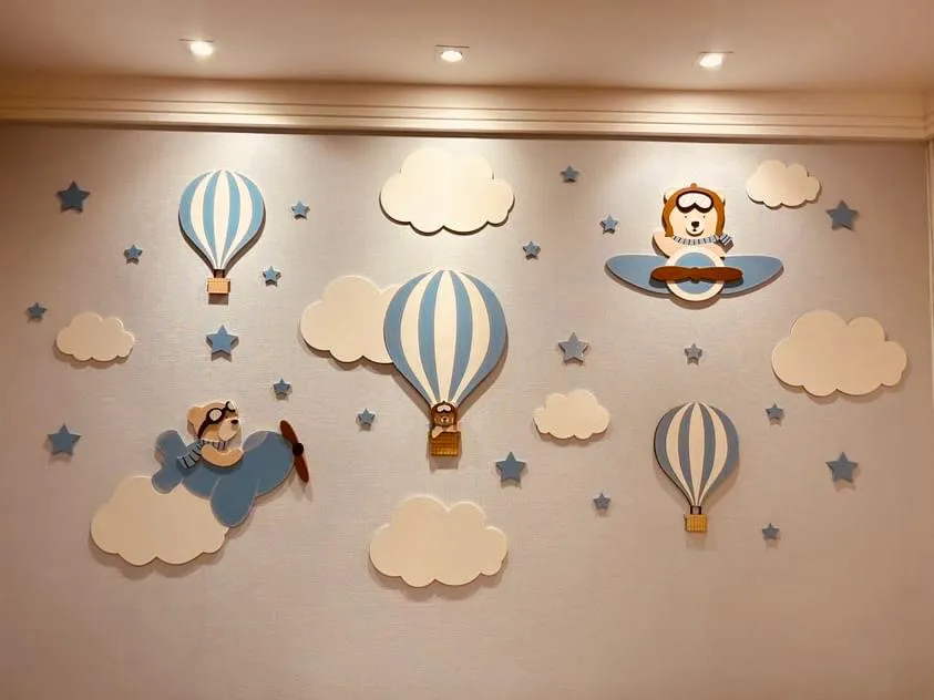 Cenário Ursinho Aviador/ baloeiro