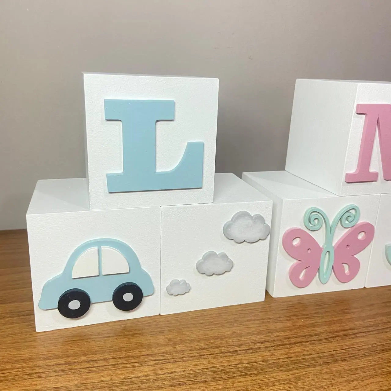 Cubos decorativos em MDF - Image 2