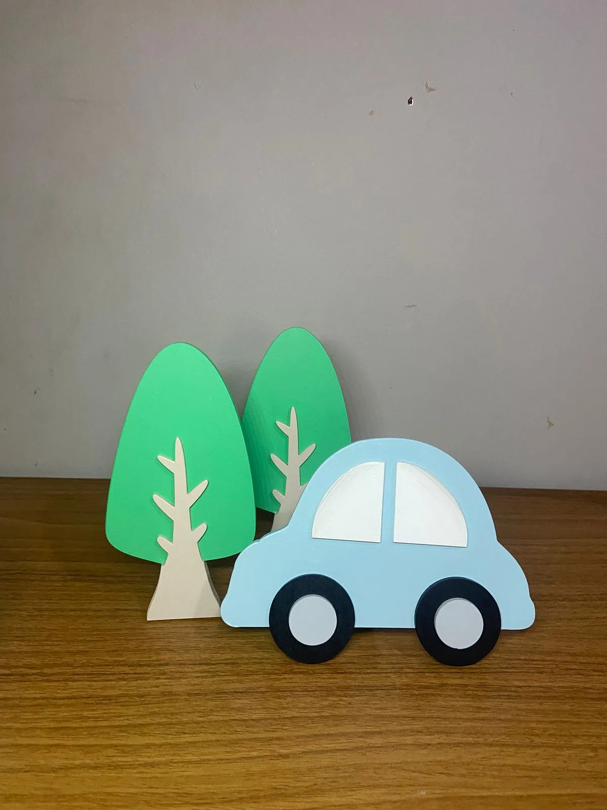 Enfeite em MDF – Tema Carrinhos - Image 2