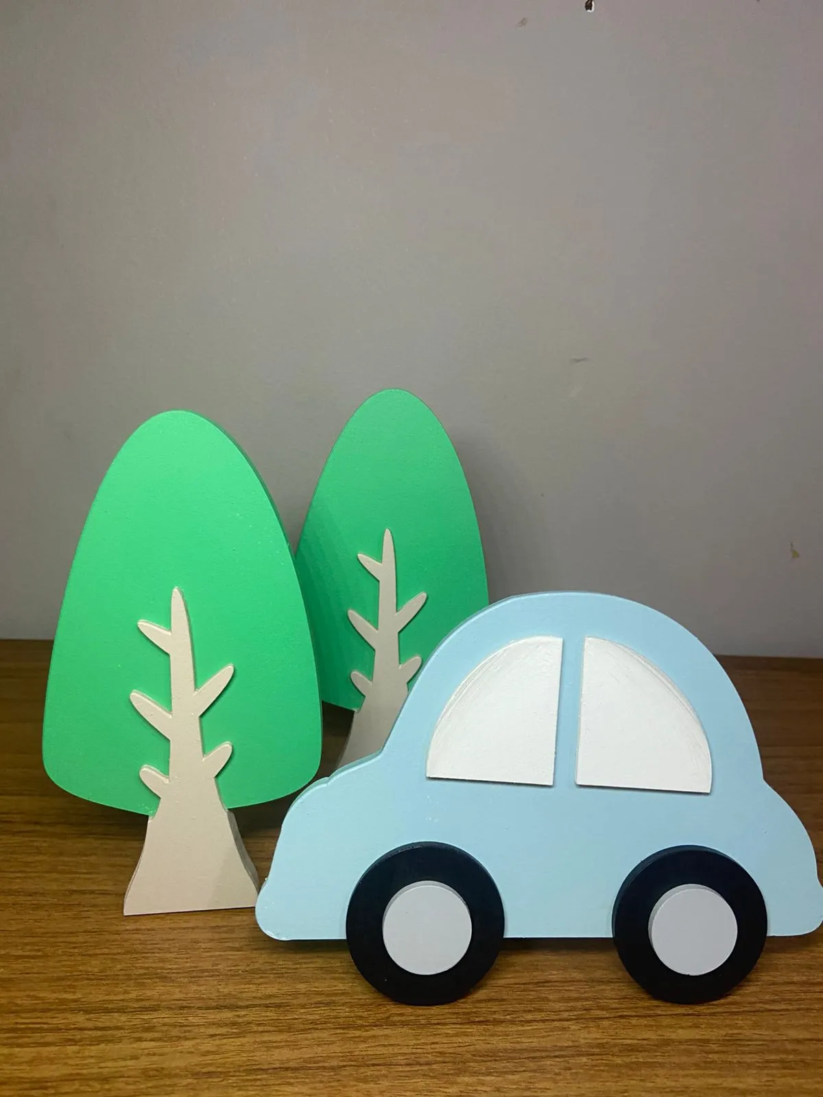 Enfeite em MDF – Tema Carrinhos - Image 4